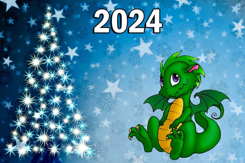Символ Нового года в 2024 году.